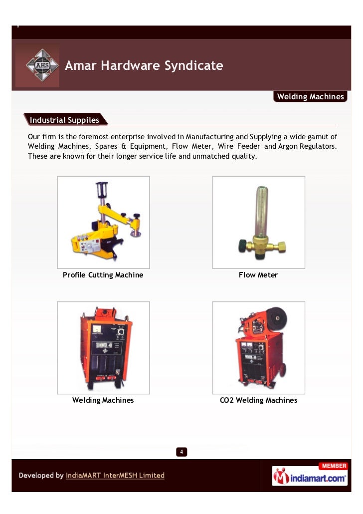Amar Hardware Syndicate, Kolkata, CO2 Welding Torches