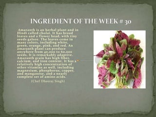 Amaranth | PPTX