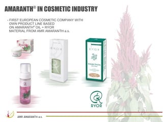 Amaranth® - Industrial plant | PDF