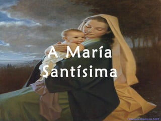 A María
Santísima
 