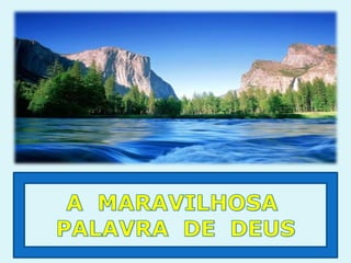 A  MARAVILHOSA   PALAVRA  DE  DEUS 