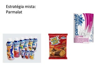 Estratégia mista:
Parmalat
 
