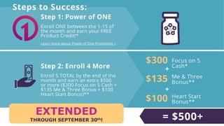 EXTENDED
THROUGH SEPTEMBER 30th!
 