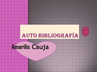 Amarilis Cauja
                 Yo nací el día diez
                 de Octubre de
                 Mil novecientos
                 noventa y seis.
                 Mi signo del
                 zodiaco es LIBRA
 