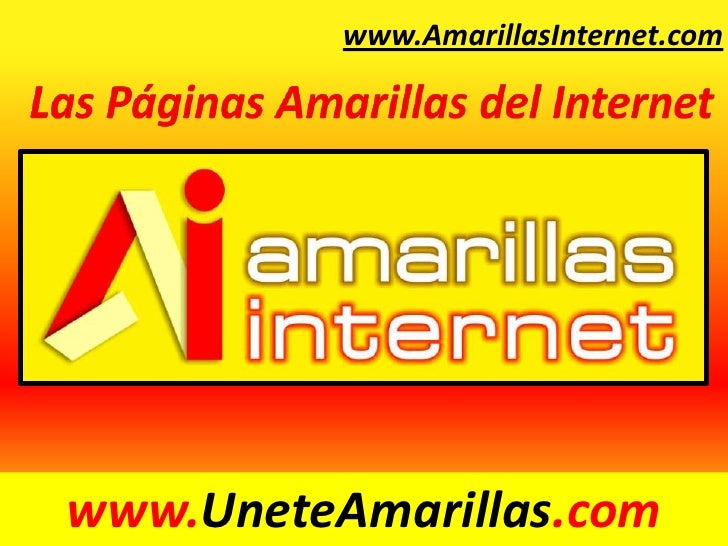 Amarillas Las Páginas Amarillas del