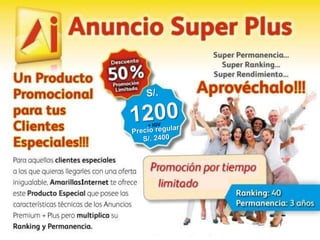 Amarillas internet soles