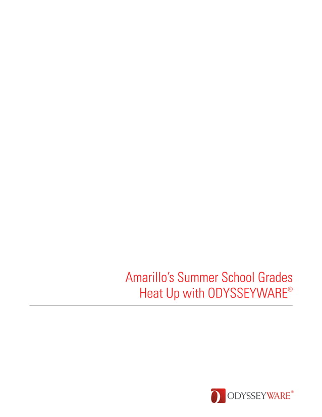 Amarillo ODYSSEYWARE Case Study PDF