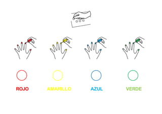 ROJO AMARILLO AZUL VERDE