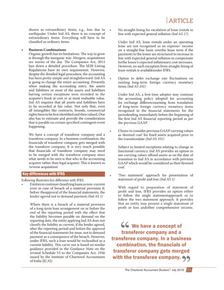 Amarjit Chopra's Article on IND AS