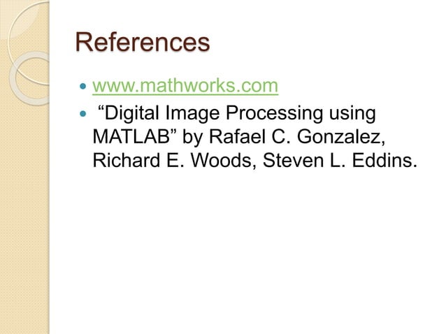 Image Processing Using MATLAB | PPTX