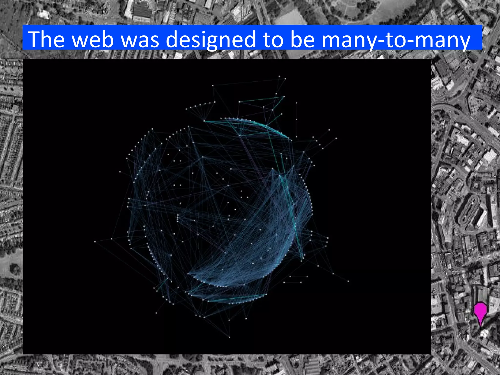 The web was designed to be many-to-many  