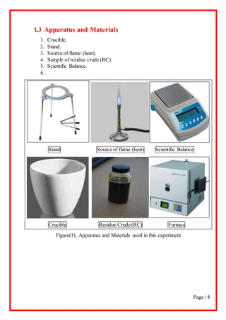 Amar petroleum lab exp #7 ash content | PDF