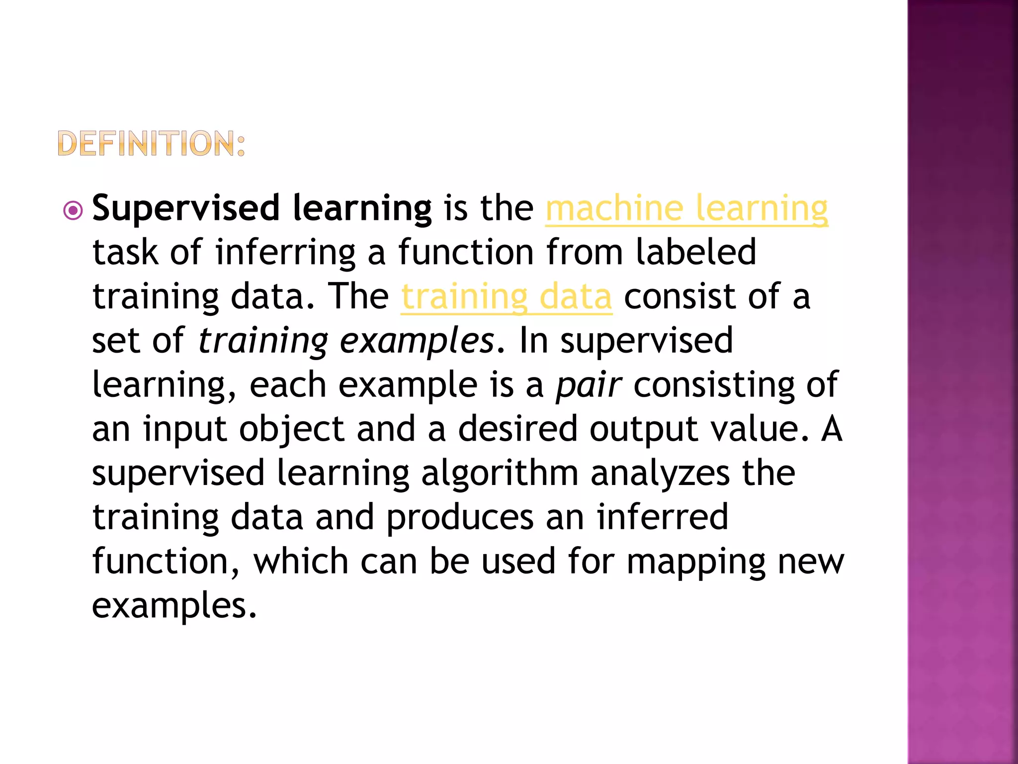 supervised learning | PPTX | Artificial Intelligence | Technology ...