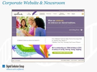 Corporate Website & Newsroom

 