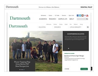 Portrait of a Modern .Edu Website
 