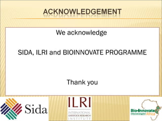 Enhancing food security through improved seed systems of appropriate varieties of cassava, potato and sweet potato resilient to climate change in eastern Africa