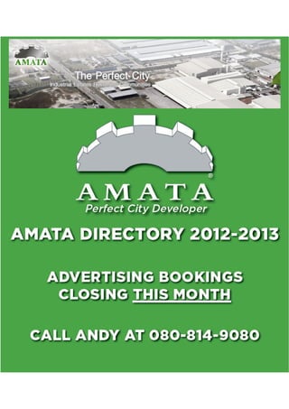 Amata Corp. Directory 2012 - 2013 Advertising