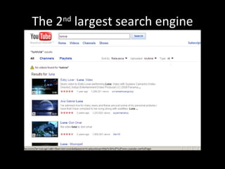 The 2 nd  largest search engine 