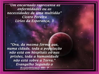 Números Básicos Iniciais
30 bilhões de Espíritos ligados ao planeta
Terra
6.5 bilhões Encarnados 1/5
23.5 bilhões Desencarnados 4/5
Encarnad
os
Desencarna
dos
 