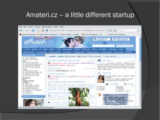 Amateri.cz – a little different startup 