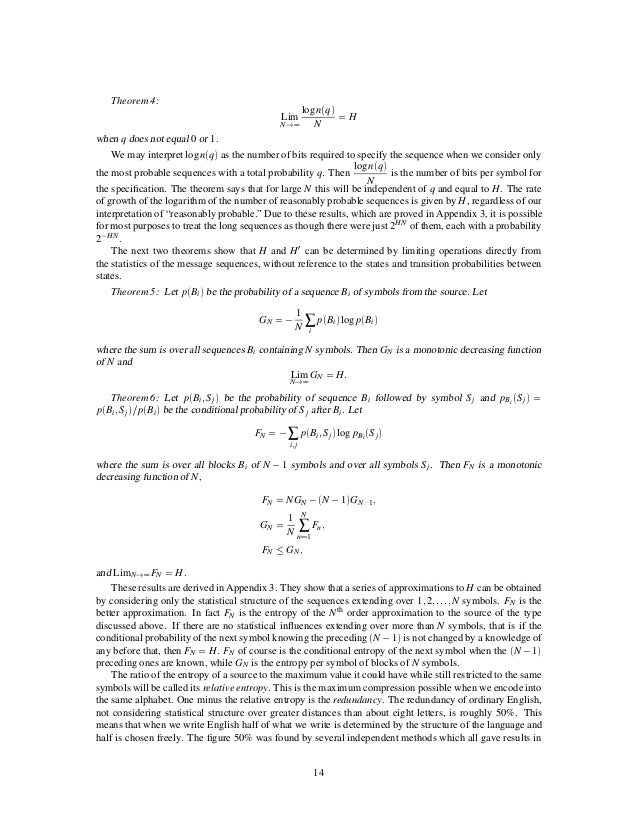 a mathematical theory of communication A mathematical theory of communication is an influential 1948 article by mathematician claude e shannon it was renamed the mathematical theory of communication in the book, a small. a mathematical theory of communication A mathematical theory of communication is an influential 1948 article by mathematician claude e shannon it was renamed the mathematical theory of communication in the book, a small.