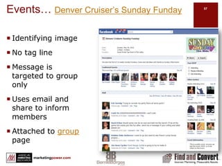 Use selectively, e.g., lists, sub groups of friends