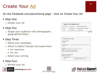 Posting ContentPostOn profile or business page, select icon to the right of attachAdd URL or uploadIf pasting comment, use notepad to remove code RSS appAdd app to business pageClick to allowSelect page to addGive permissionAdd Feed URLAdjust custom defaultsSaveTagsIn comment area add “@” before nameSelect appropriate nameClick Share