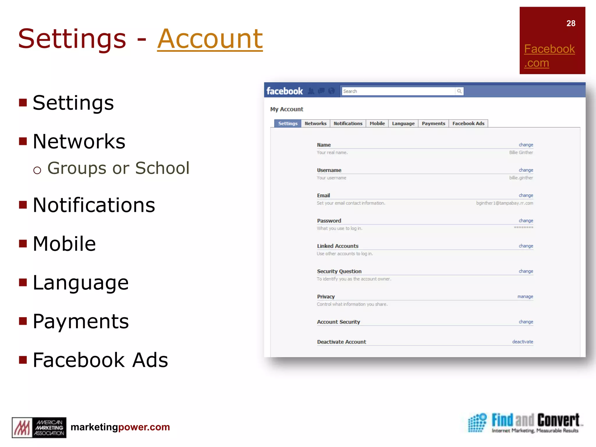 Your ProfileFacebook.comFacebook will remind you of steps you need to completeEdit ProfileMax 4M on photo or avatar