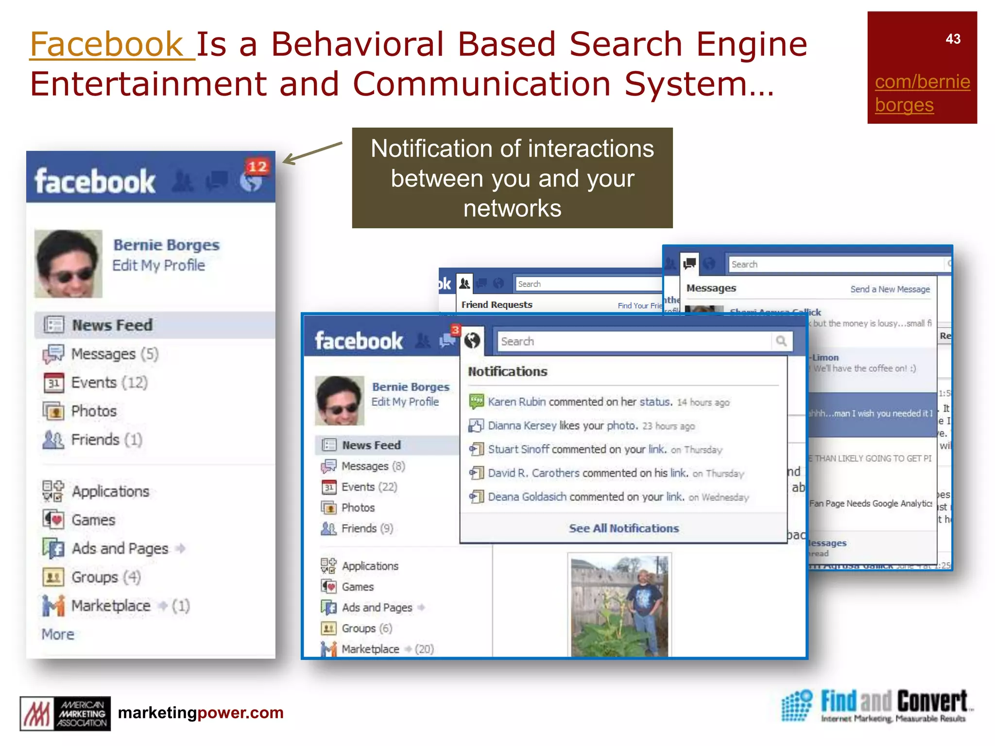 Section ThreeNavigating Around Your ProfileHome VS Profile
