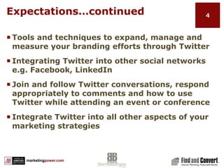 Understand content and brand strategies