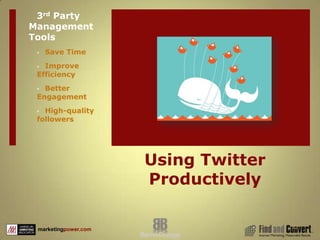 Report SpammersTweeting GuidelinesTarget Your ContentTrack & retweet influential follower’s content