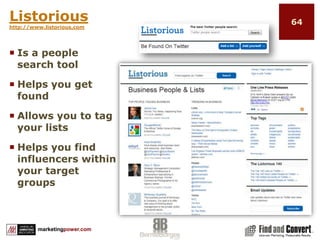 Use #hashtags to start & follow topical conversation streamsGuidelines…continuedShow personality…especially with your brandsThink of your tweets as headlines
