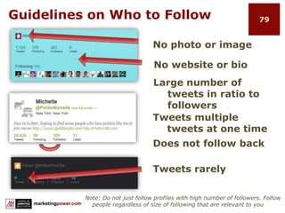 Summary“Your Twitter strategy should be a component of your overall social communication plan to expand your brand across the web and produce measurable results.”engagefollowingcontentconversationtwittertweetconnectuserreachcouponsfollowersnewsretweet