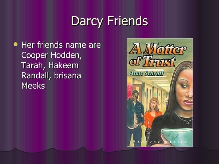 A Matter Of Trust B O O K P R O J E C T