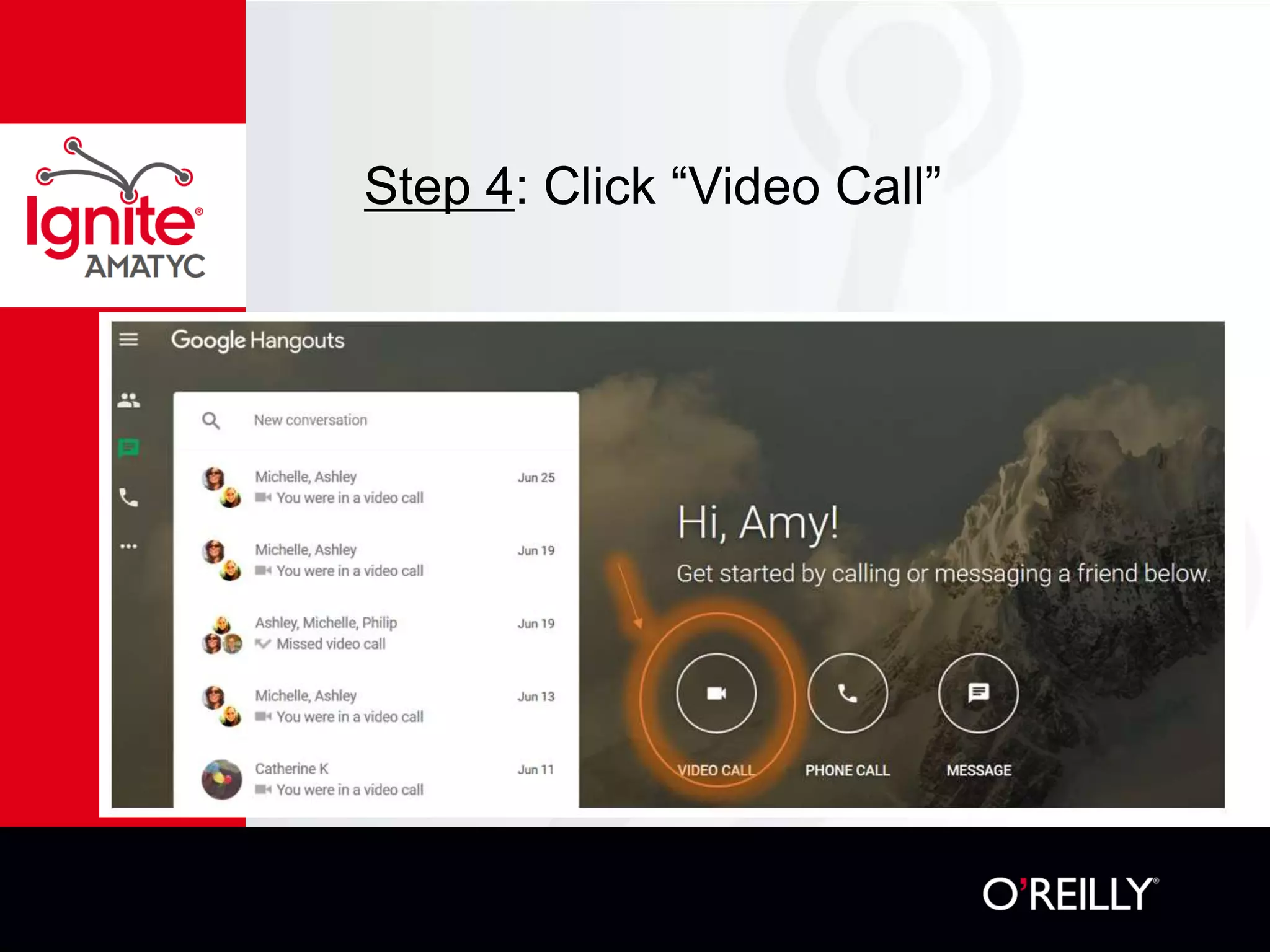 Step 4: Click “Video Call”
 
