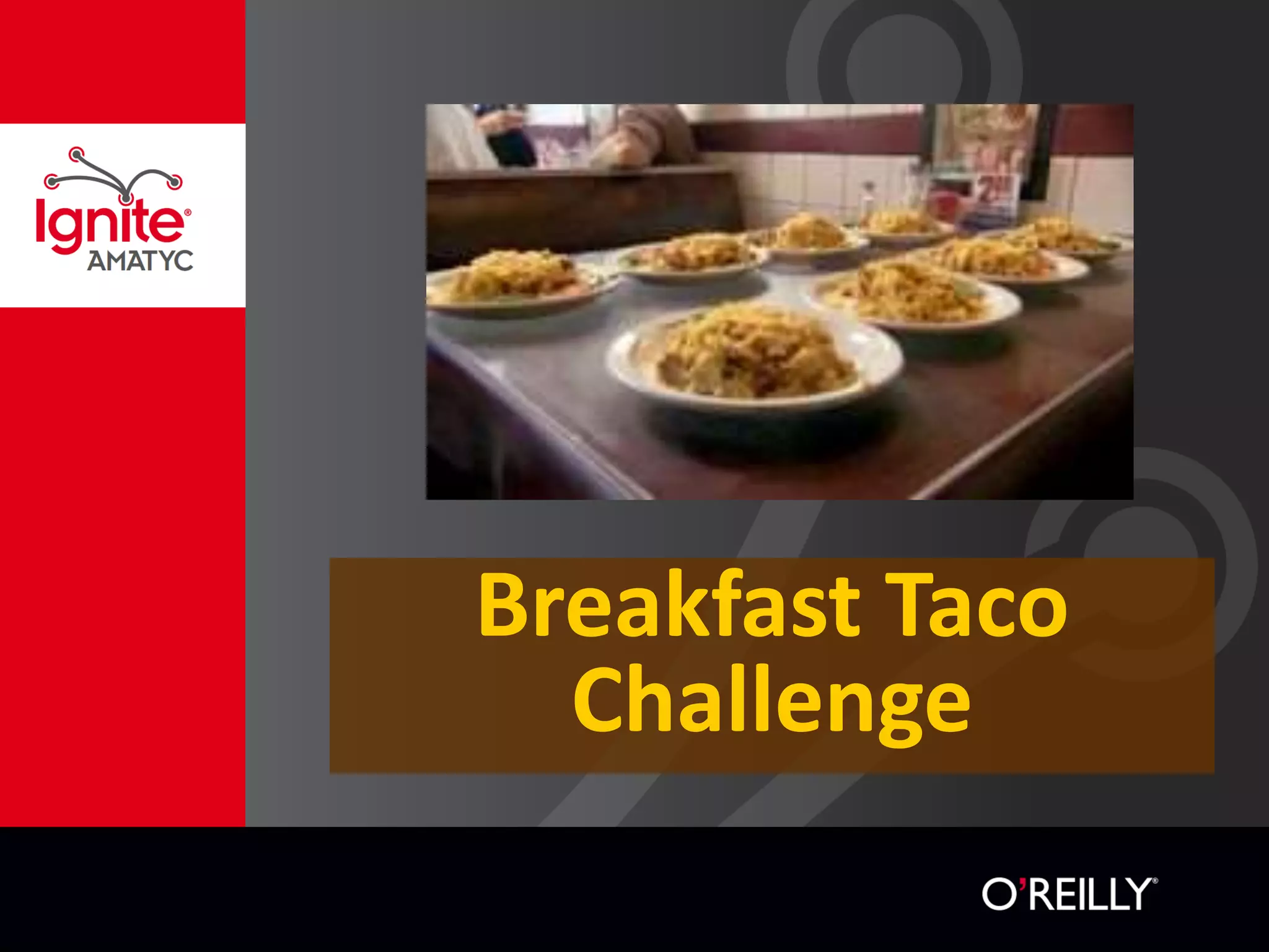 Breakfast Taco
Challenge
 