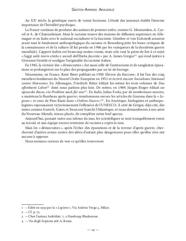 Amaudruz Gaston Armand Nous Autres Racistes Clan9 Bibliotheque Diss