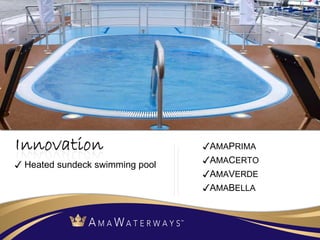 ✓   Heated sundeck swimming pool ✓ A MA P RIMA   ✓ A MA C ERTO   ✓ A MA V ERDE   ✓ A MA B ELLA 