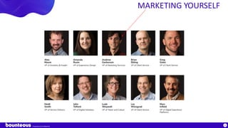 Proprietary & Confidential
13
MARKETING YOURSELF
 