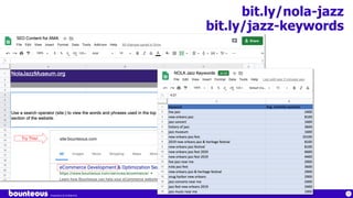 Proprietary & Confidential
77
bit.ly/nola-jazz
bit.ly/jazz-keywords
 