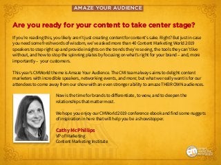 AMAZE YOUR AUDIENCE
Are you ready for your content to take center stage?
If you’re reading this, you likely aren’t just cr...