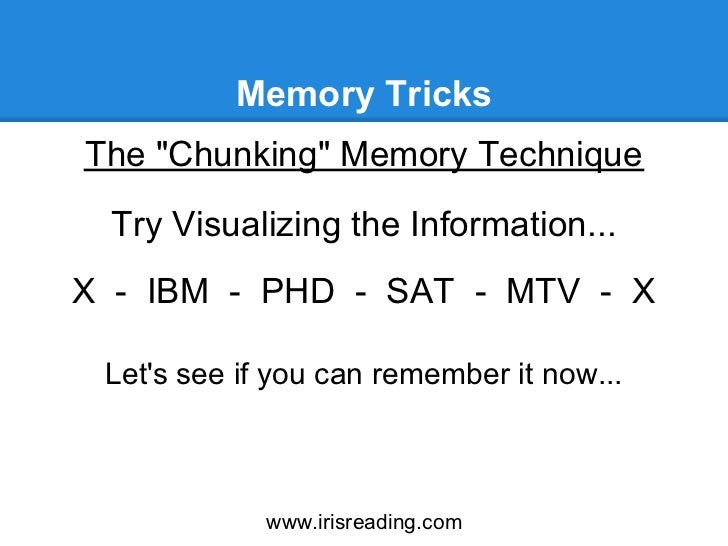 Memory Improvement Course Memory Tricks and Games