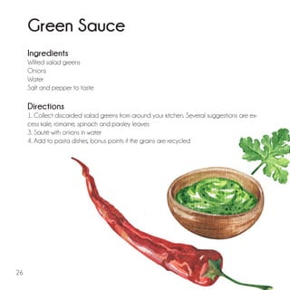 AMAZING WASTE - 50 recipes to use food scraps, repurpose leftovers, and ...