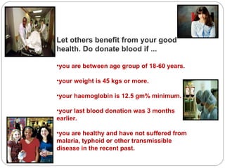 Tis the season for giving. Giving blood costs nothing & saves