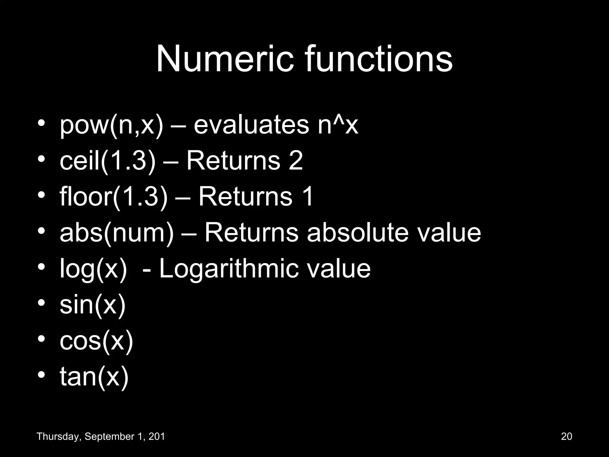 Basics of C programming | PPT