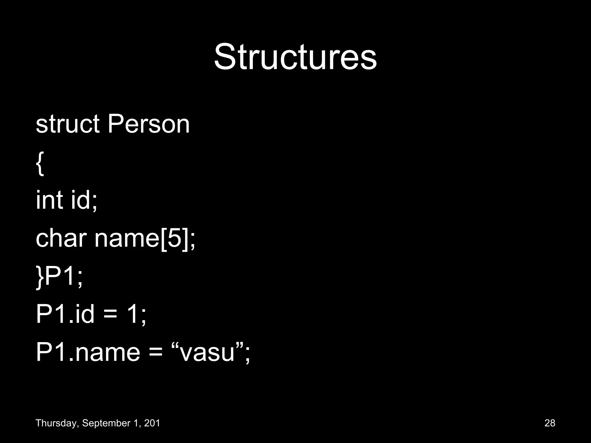 Basics of c programming ppt