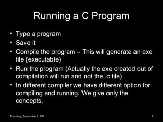 Basics of C programming | PPT | Programming Languages | Computing