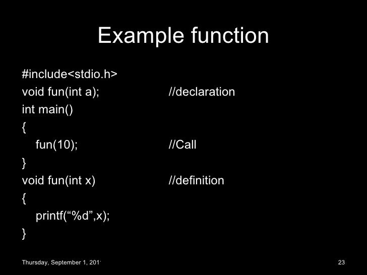 Basics of C programming