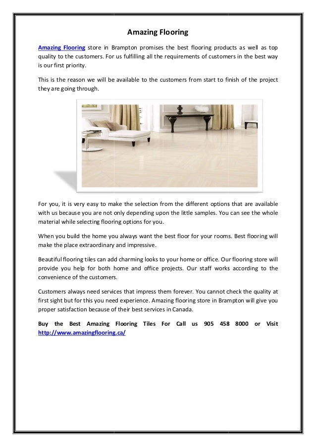 Amazing Flooring