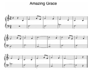 Amazing grace   easy harp